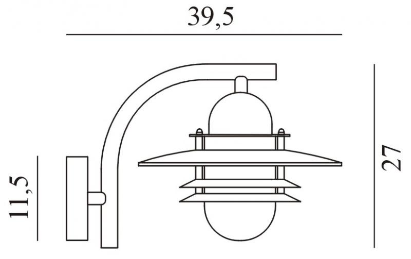 Vignette 3 produit Ref : 240GA         | oslo galvanise 53w halogene/e27 ip54 850c verrerie claire